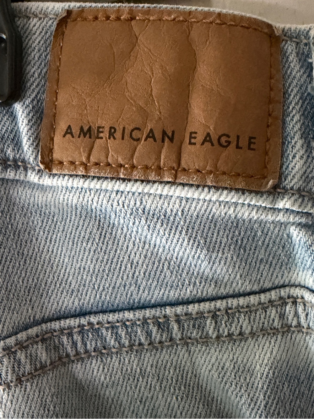 NWT American Eagle Dreamy Drape Ultra Wide-Leg Super High-Waisted Jean - Picture 13 of 16